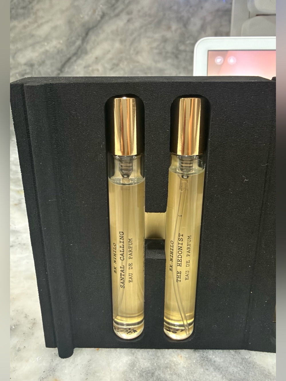 2 Vials of Ex nihilo THE HEDONIST and SANTAL CALLING